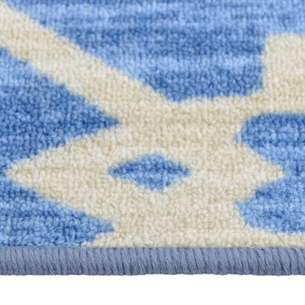 vidaXL G&aring;ngmatta bl&aring; 80x150 cm