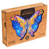 UNIDRAGON Pussel tr&auml; 323 bitar Intergalaxy Butterfly king 41x30 cm