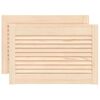 vidaXL Sk&aring;pluckor lamelldesign 2 st 39,5x59,4 cm massiv furu