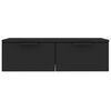 vidaXL V&auml;ggsk&aring;p svart 68x30x20 cm konstruerat tr&auml;