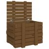 vidaXL F&ouml;rvaringsl&aring;da honungsbrun 58x40,5x42 cm massiv furu