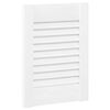 vidaXL Sk&aring;pd&ouml;rr med d&ouml;rr med luftventil Vit 69 x 49,4 cm Massiv furu