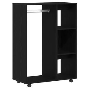 vidaXL Garderob svart ek 80x40x110 cm konstruerat tr&auml;