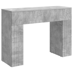 vidaXL Kaffeebord Betonggr&aring; 102 x 35 x 75 cm Konstruerat tr&auml;