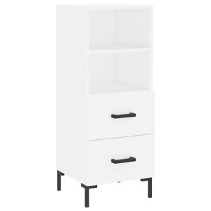 vidaXL Sk&auml;nk vit 34,5x34x90 cm konstruerat tr&auml;
