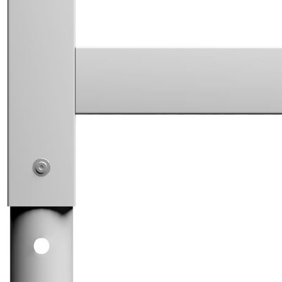 vidaXL Ramar till arbetsbänk 2 st metall 55x(69-95,5) cm grå