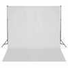 vidaXL Fotostudio med lampor, bakgrund och reflexsk&auml;rm