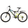 vidaXL Mountainbike 21 v&auml;xlar 26-tums d&auml;ck 49 cm svart