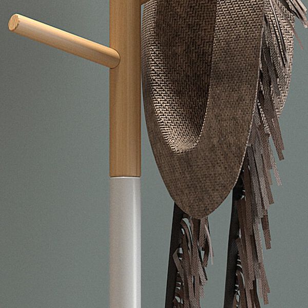 Rousseau Kl&auml;dh&auml;ngare Alba metall vit