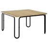 vidaXL Kaffeebord Sonoma-ek 100 x 100 x 45 cm Konstruerat tr&auml;