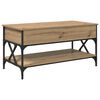 vidaXL Kaffeebord Artisan Ek 100 x 50 x 50 cm Konstruerat tr&auml;