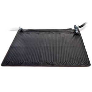 Intex Solv&auml;rmematta PVC 1,2 x 1,2 m svart 28685