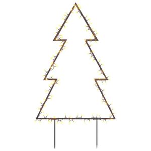 vidaXL Jultr&auml;d med spett 115 LEDs 90 cm