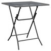 vidaXL Tr&auml;dg&aring;rdsbord 60x60x72 cm str&auml;ckmetall antracit