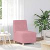 vidaXL Modulsofa utan armst&ouml;d 2 pcs Rosa 55 x 74 x 82 cm Sammet
