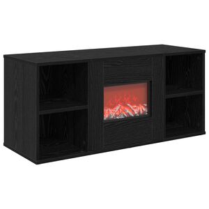 vidaXL Elektrisk eldstad Svart ek 100 x 37 x 45,5 cm Konstruerat tr&auml;