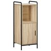 vidaXL Badrumssk&aring;p Sonoma-ek 40 x 36 x 99,5 cm Konstruerat tr&auml;