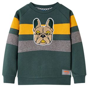 vidaXL Barntr&ouml;ja m&ouml;rkgr&ouml;n 104