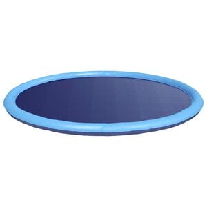 vidaXL Sprutmatta f&ouml;r barn och hundar Bl&aring; &Oslash;200 x 9 cm PVC