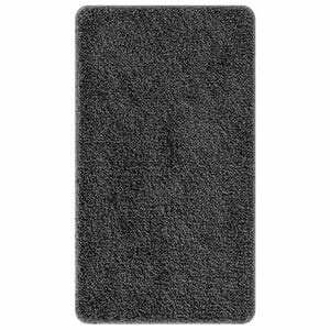 vidaXL Halkfri Badmatta M&ouml;rkgr&aring; 70 x 120 cm PP