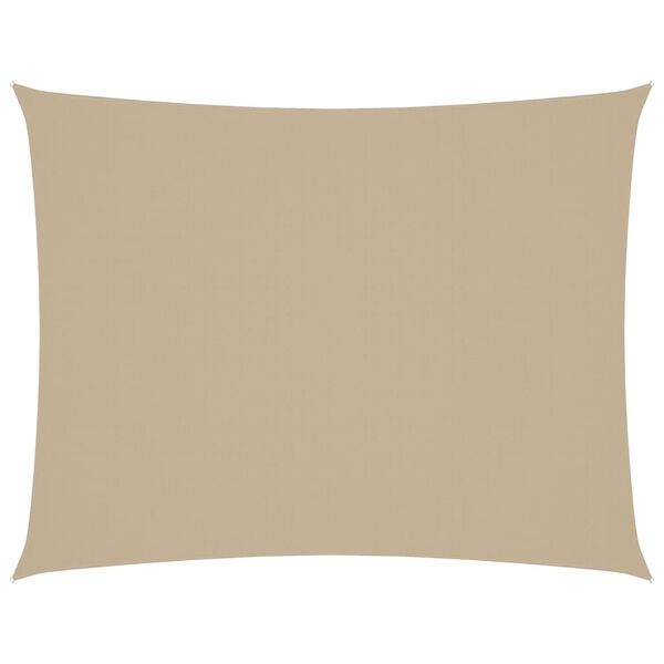vidaXL Solsegel oxfordtyg rektangulärt 2x3 m beige