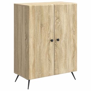 vidaXL Sideboard Sonoma-ek 66 x 34,5 x 90 cm Konstruerat tr&auml;