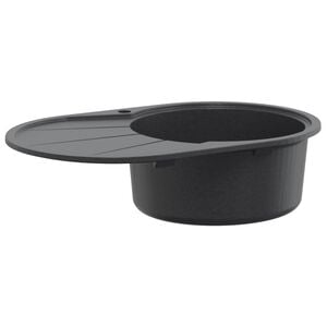 vidaXL Diskho med en ho Granit 77 x 49 x 20,5 cm Grafit