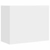 vidaXL V&auml;ggsk&aring;p vit 75x35x60 cm konstruerat tr&auml;