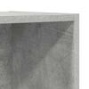 vidaXL Väggmonterat tv-skåp betonggrå 37x37x142,5 cm konstruerat trä