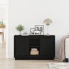 vidaXL Sideboard Svart Ek 102 x 35 x 60 cm Konstruerat tr&auml;