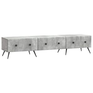 vidaXL TV-sk&aring;p med l&aring;da Betonggr&aring; 147 x 34,5 x 30 cm Konstruerat tr&auml;
