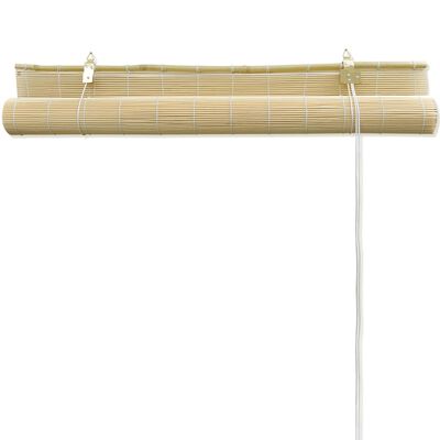 vidaXL Rullgardin bambu 150x160 cm naturlig