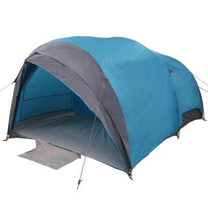vidaXL Tunnel t&auml;lt med tak med lagring Bl&aring; 410 x 285 x 198 cm taffeta