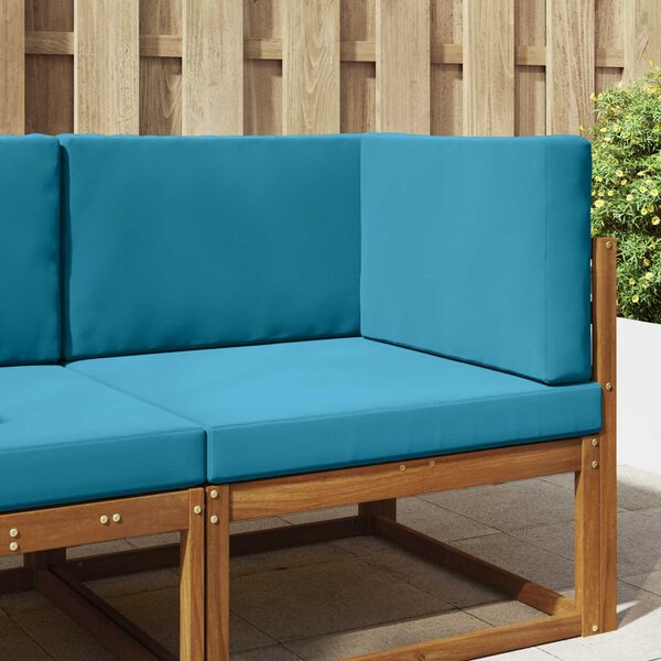 vidaXL Utomhus Soffa Kudde 3 pcs Kungsbl&aring; Polyester