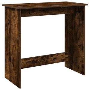 vidaXL Skrivbord r&ouml;kf&auml;rgad ek 80x40x75 cm konstruerat tr&auml;