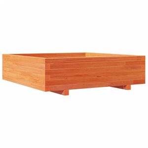 vidaXL Odlingsl&aring;da vaxbrun 90x90x26,5 cm massiv furu