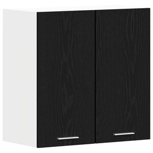vidaXL H&auml;ngande sk&aring;p Lyon Svart Ek 60 x 31 x 60 cm Konstruerat tr&auml;