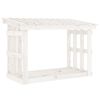 vidaXL Vedst&auml;ll vit 108x64,5x77 cm massiv furu