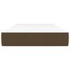vidaXL Pocketresårmadrass mörkbrun 90x190x20 cm tyg