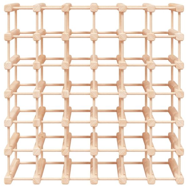 vidaXL Vinst&auml;ll f&ouml;r 42 flaskor 68,5x23x68,5 cm massiv furu