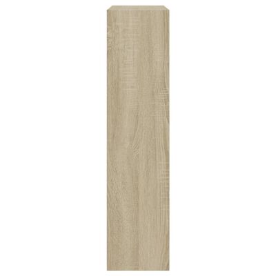 vidaXL Skohylla sonoma-ek 60x21x87,5 cm konstruerat trä