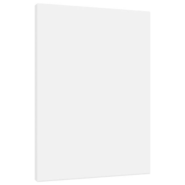 vidaXL Str&auml;ckt canvasduk 12 st vit tyg och massiv furu