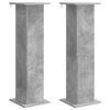 vidaXL V&auml;xtst&auml;ll 2 pcs Betonggr&aring; 30,5 x 30 x 100,5 cm Konstruerat tr&auml;