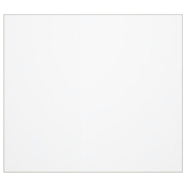 vidaXL Bordsskydd matt 100x90 cm 1,6 mm PVC