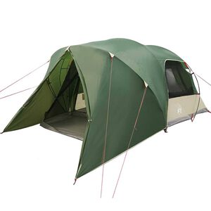 vidaXL Dome T&auml;lt 4-Personer med tak Gr&ouml;n 455 x 252 x 178 cm