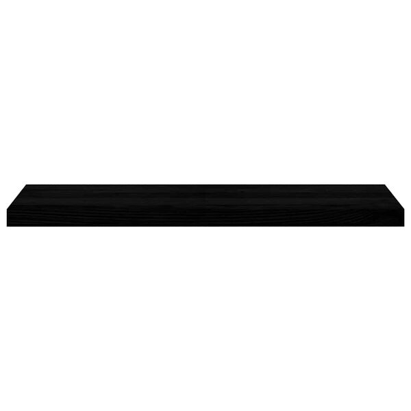 vidaXL F&ouml;nsterb&auml;nkar 2 st m&ouml;rkbrun 90x30x2 cm massiv ek