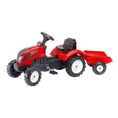 FALK Åkbil traktor med pedaler Country Farmer röd