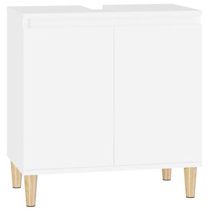 vidaXL Tv&auml;ttst&auml;llssk&aring;p vit 58x33x60 cm konstruerat tr&auml;