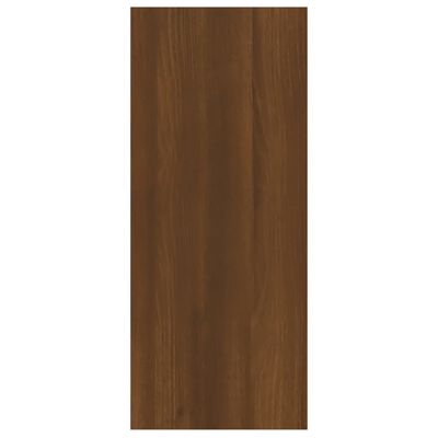 vidaXL Bokhylla/rumsavdelare brun ek 60x30x72 cm