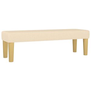 vidaXL B&auml;nk gr&auml;ddvit 100x30x30 cm tyg